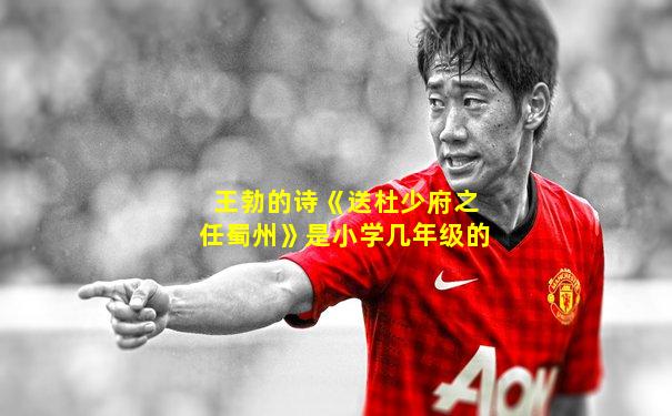 王勃的诗《送杜少府之任蜀州》是小学几年级的